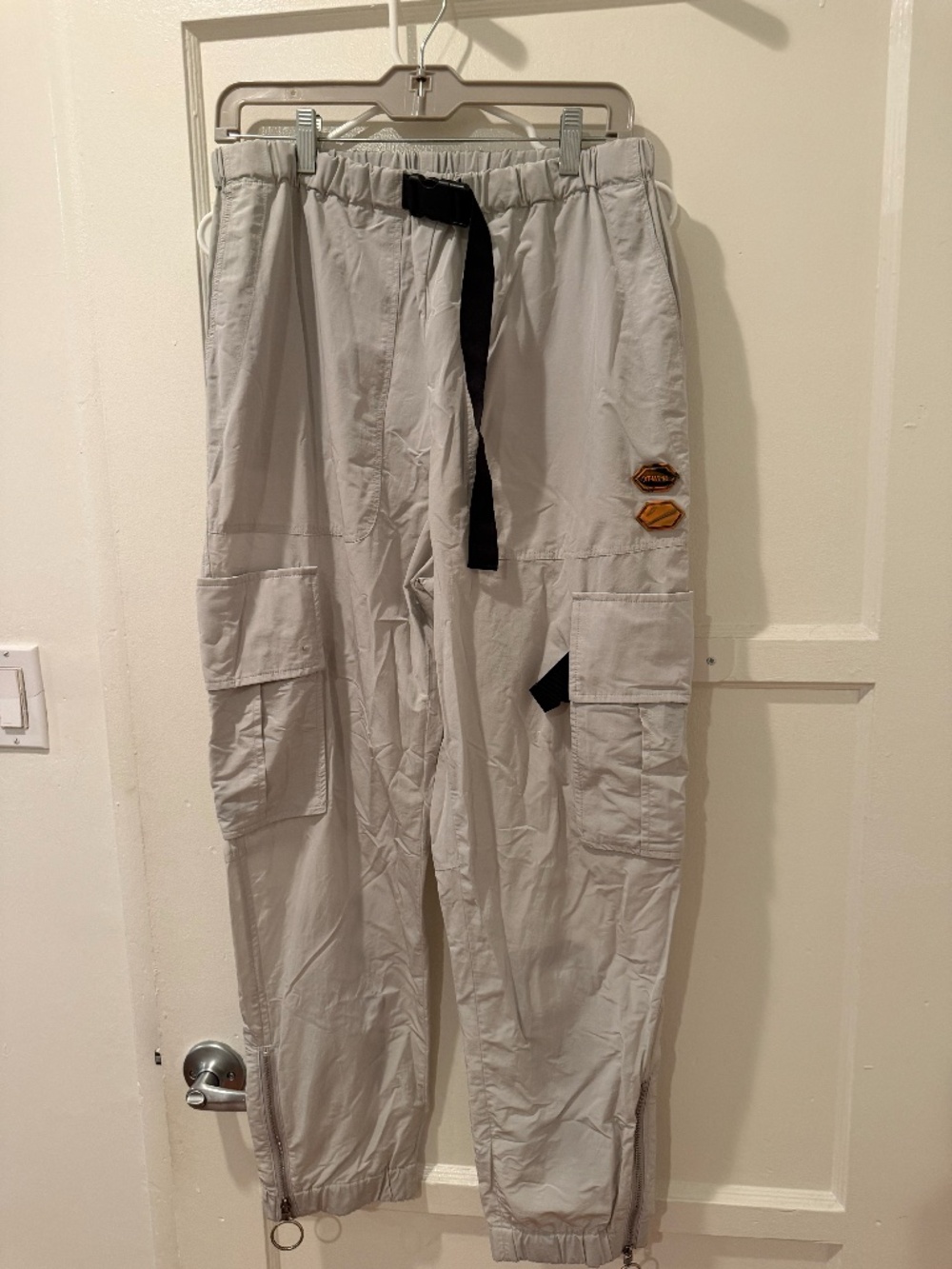 Off-White Virgil Abloh White Arrow Logo Cargo Pants Utility Streetwear